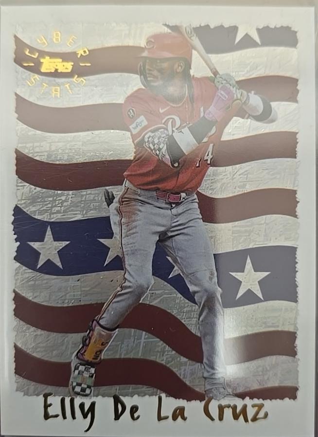 2025 Topps Archives Cyberstats Elly De La Cruz #95C-18 card