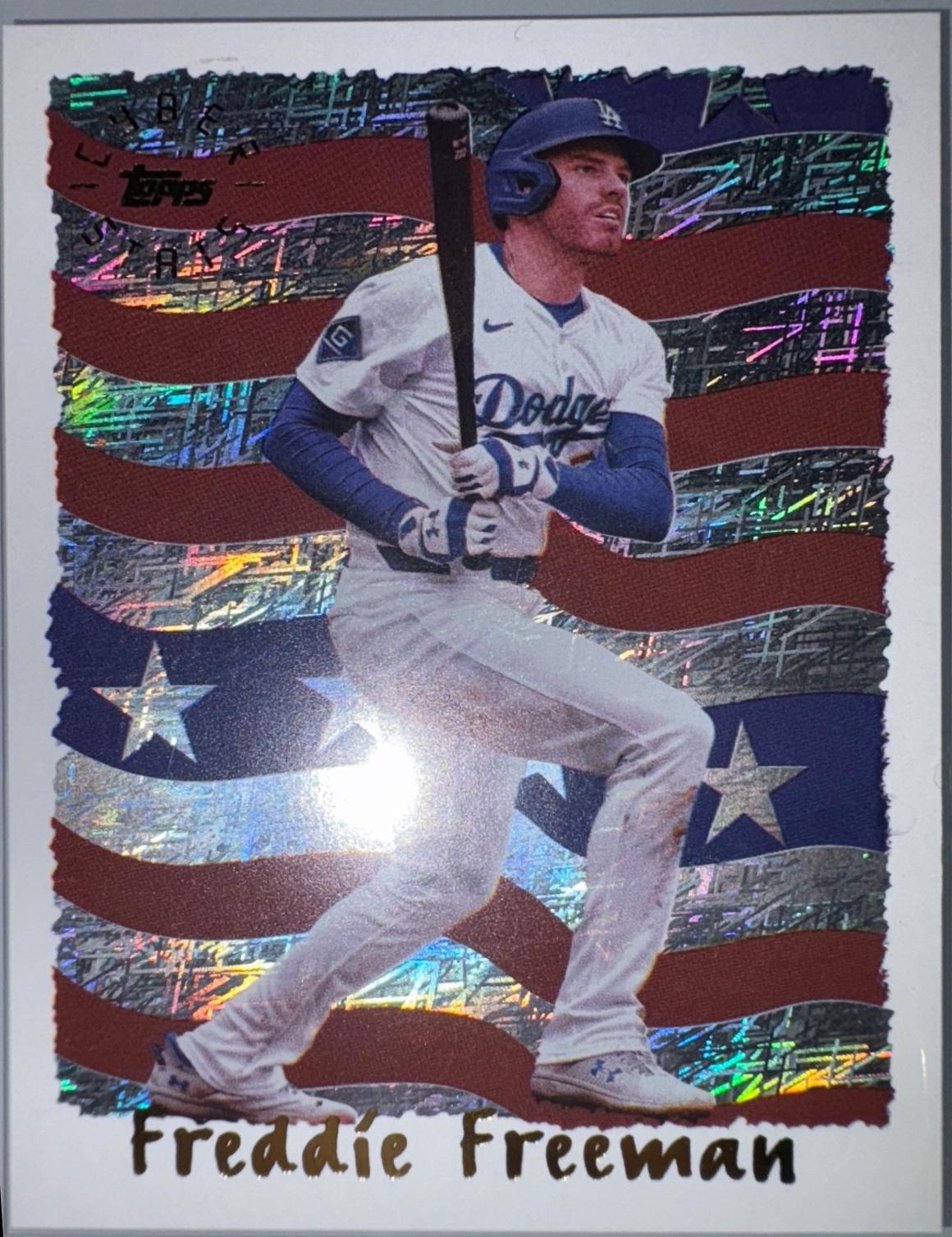 2025 Topps Archives Cyberstats Freddie Freeman #95C-8 card