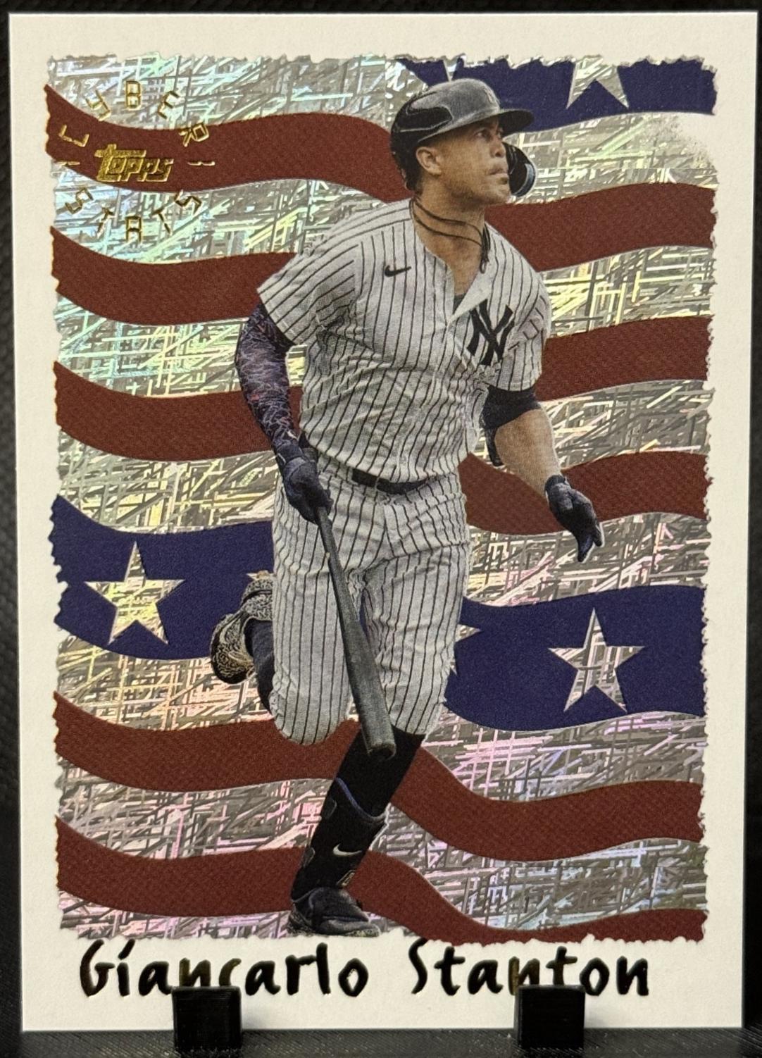 2025 Topps Archives Cyberstats Giancarlo Stanton #95C-11 card