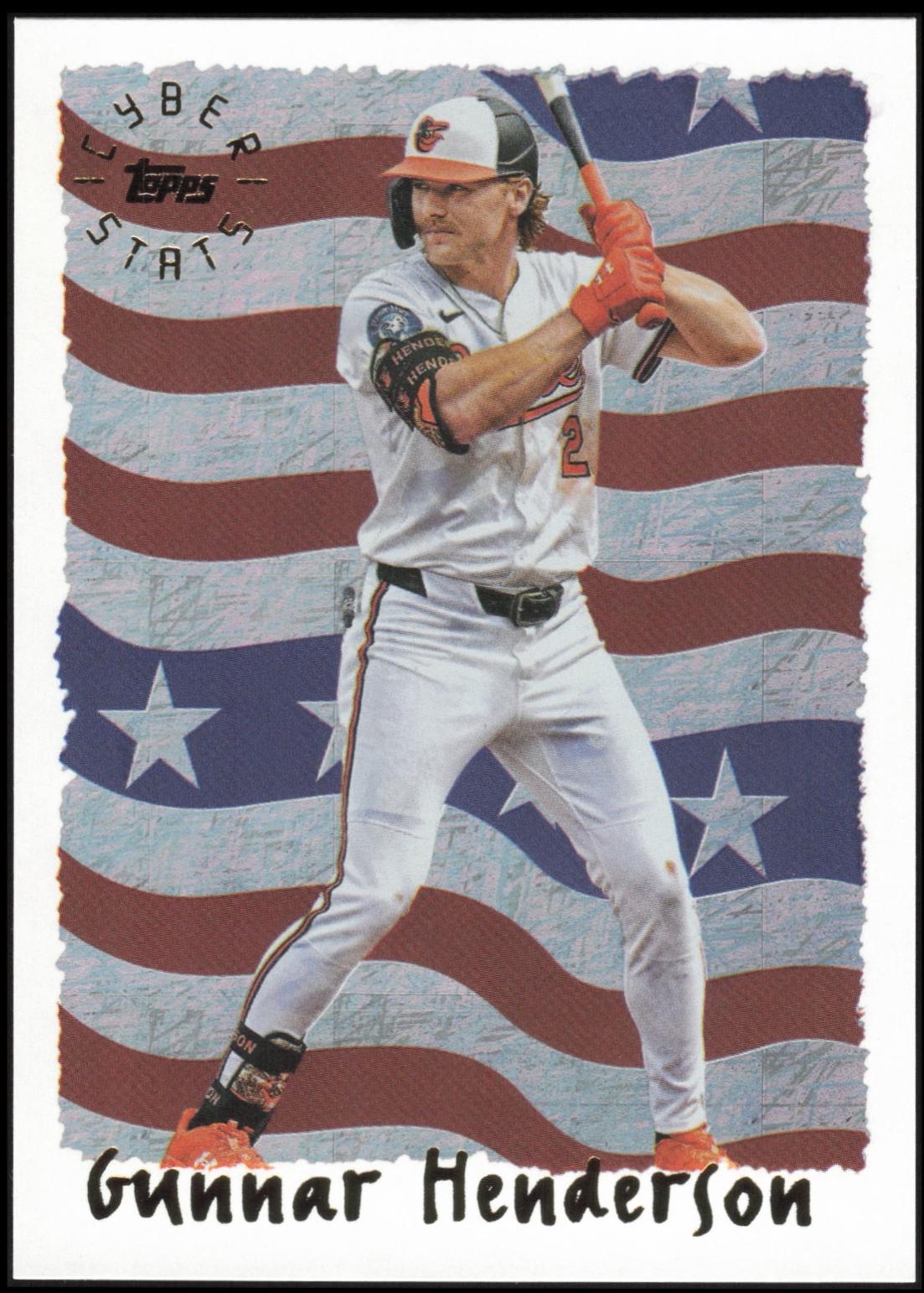 2025 Topps Archives Cyberstats Gunnar Henderson #95C-14 card