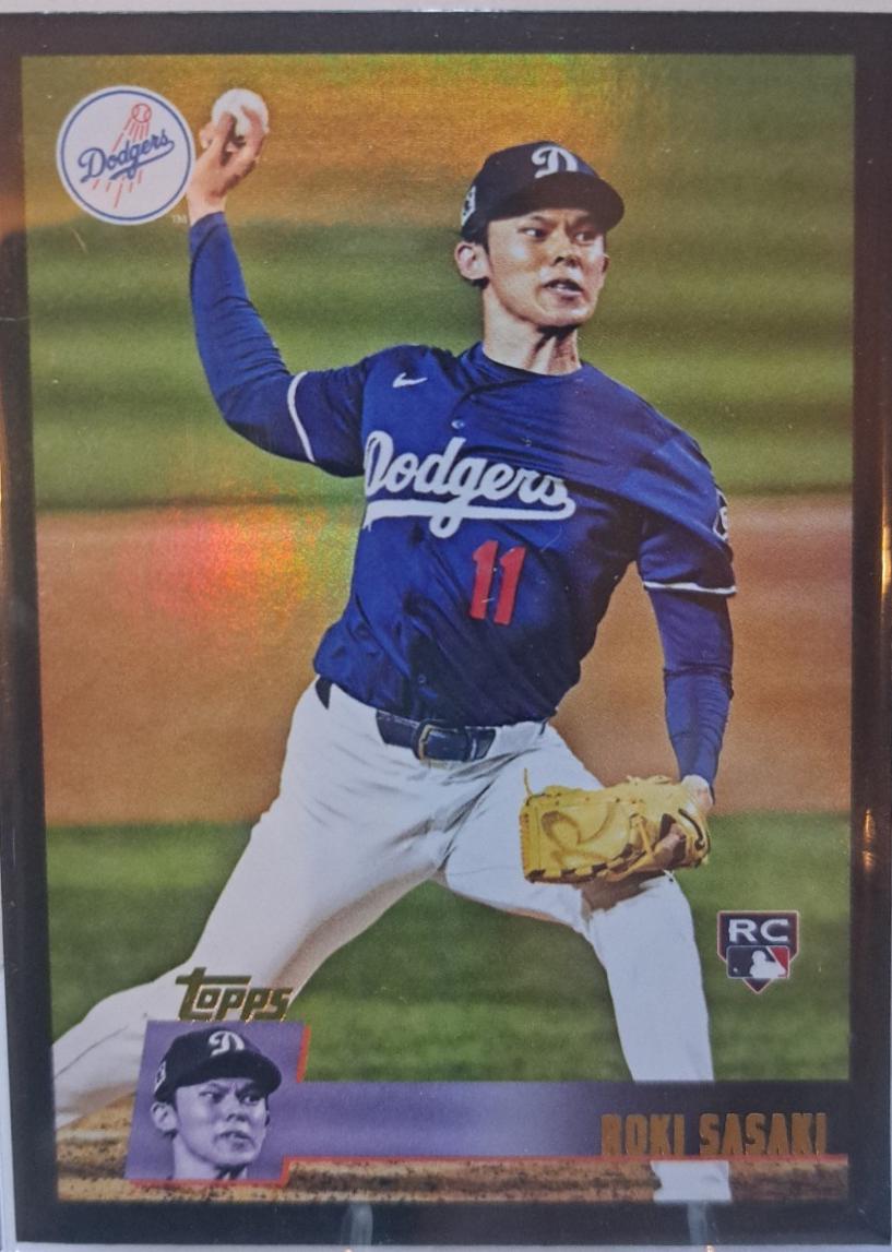 2025 Topps Archives Roki Sasaki [Black] #200 card