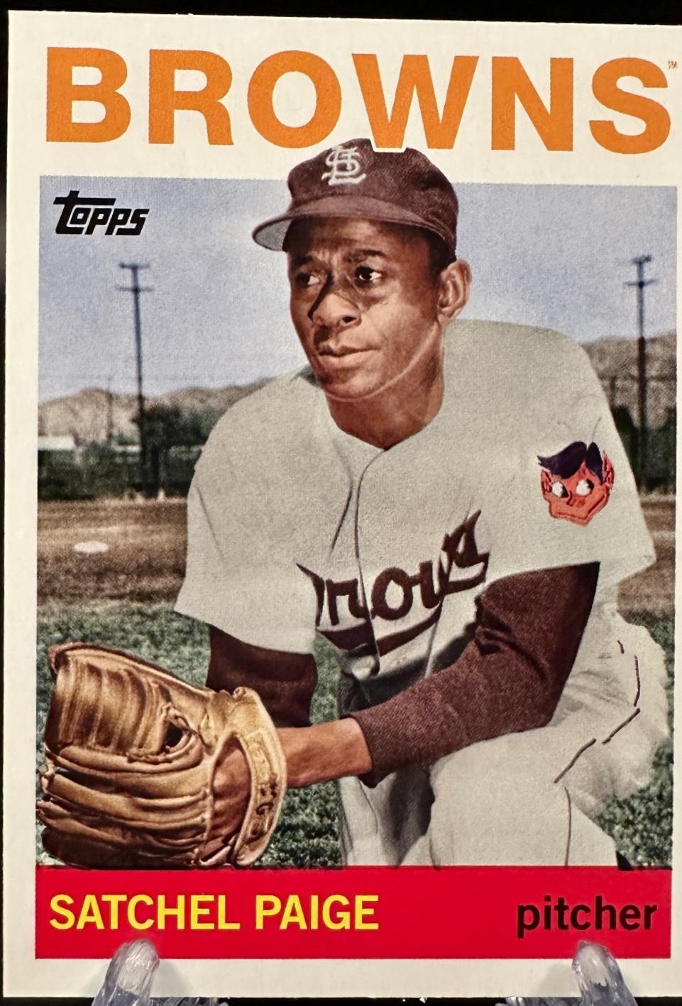 2025 Topps Archives Satchel Paige #62 card