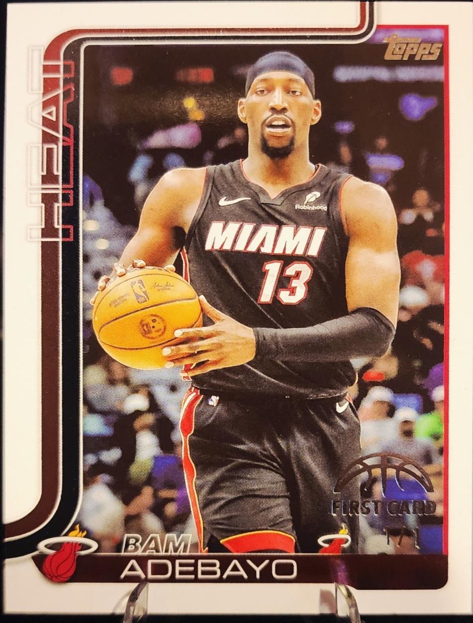 2025 Topps Bam Adebayo [Gold] #75 card
