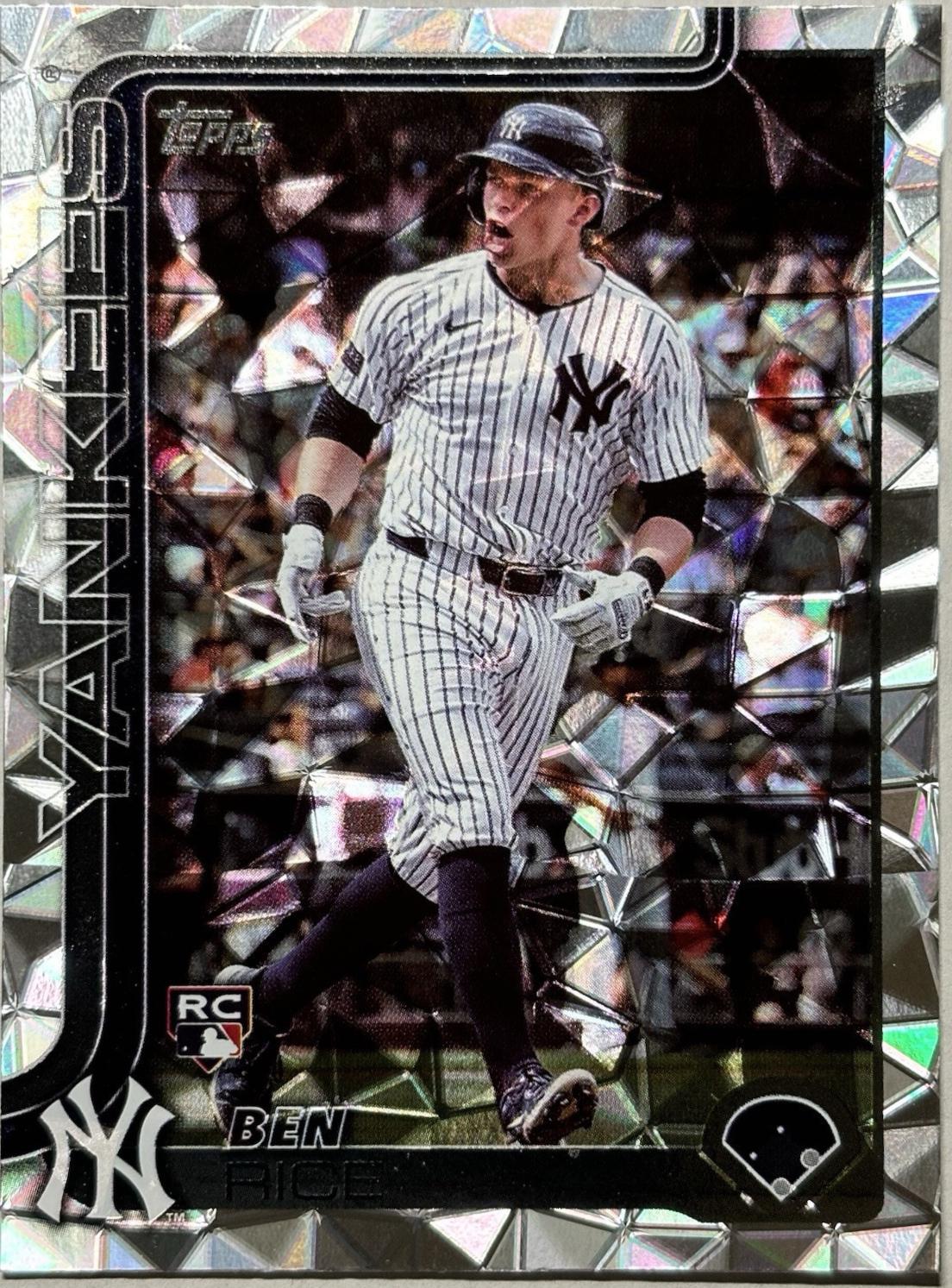 2025 Topps Ben Rice [Diamante Foil] #337 card