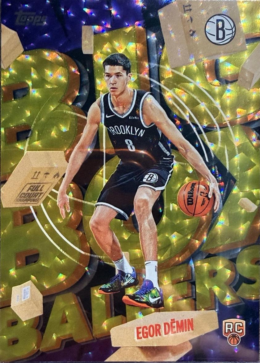 2025 Topps Big Box Baller Egor Demin #BB-8 card