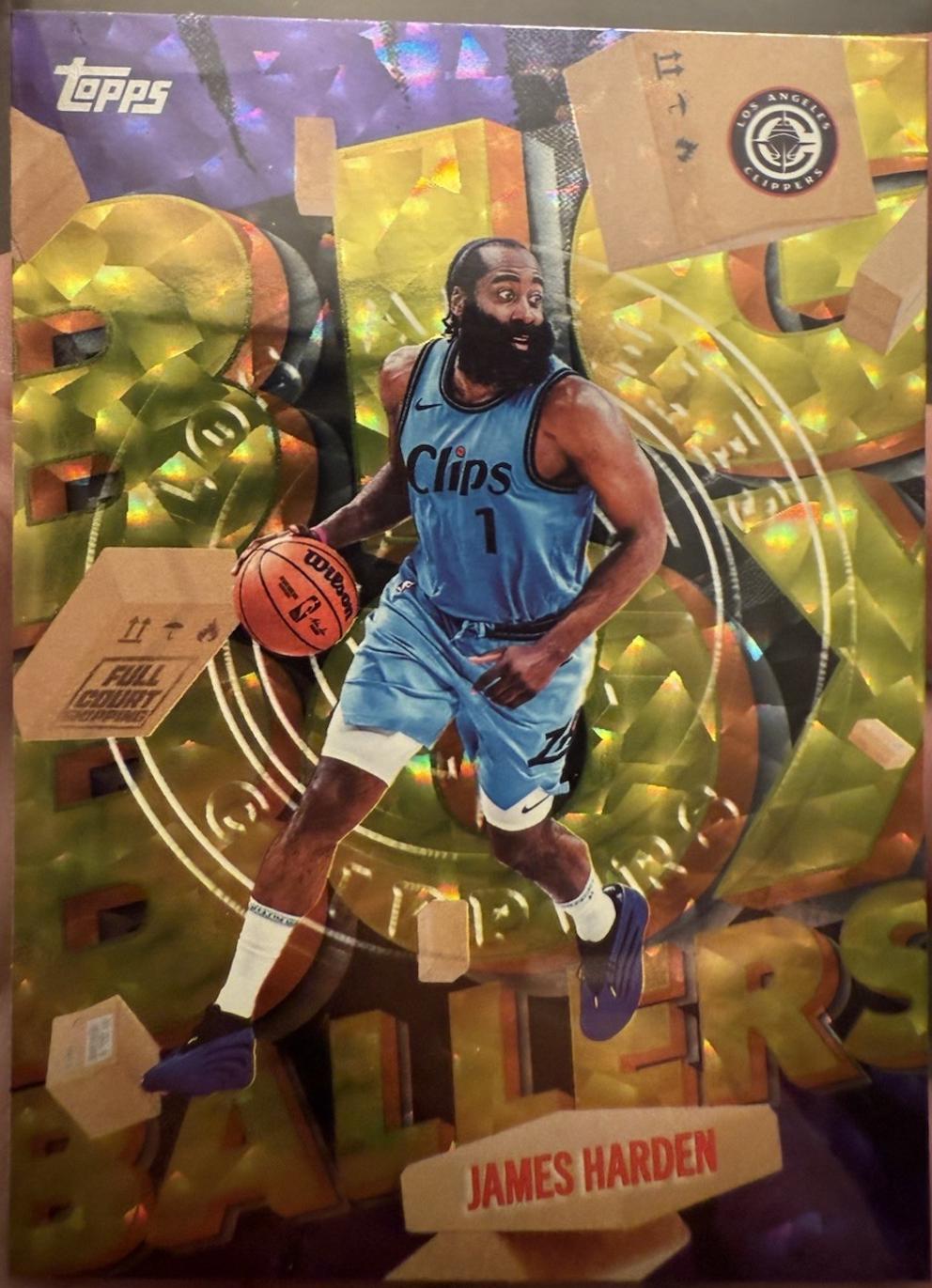 2025 Topps Big Box Baller James Harden #BB-47 card