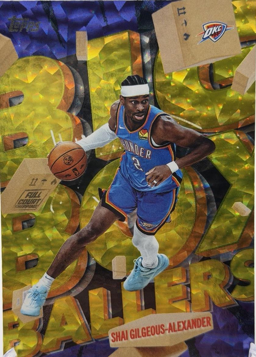 2025 Topps Big Box Baller Shai Gilgeous-Alexander #BB-27 card