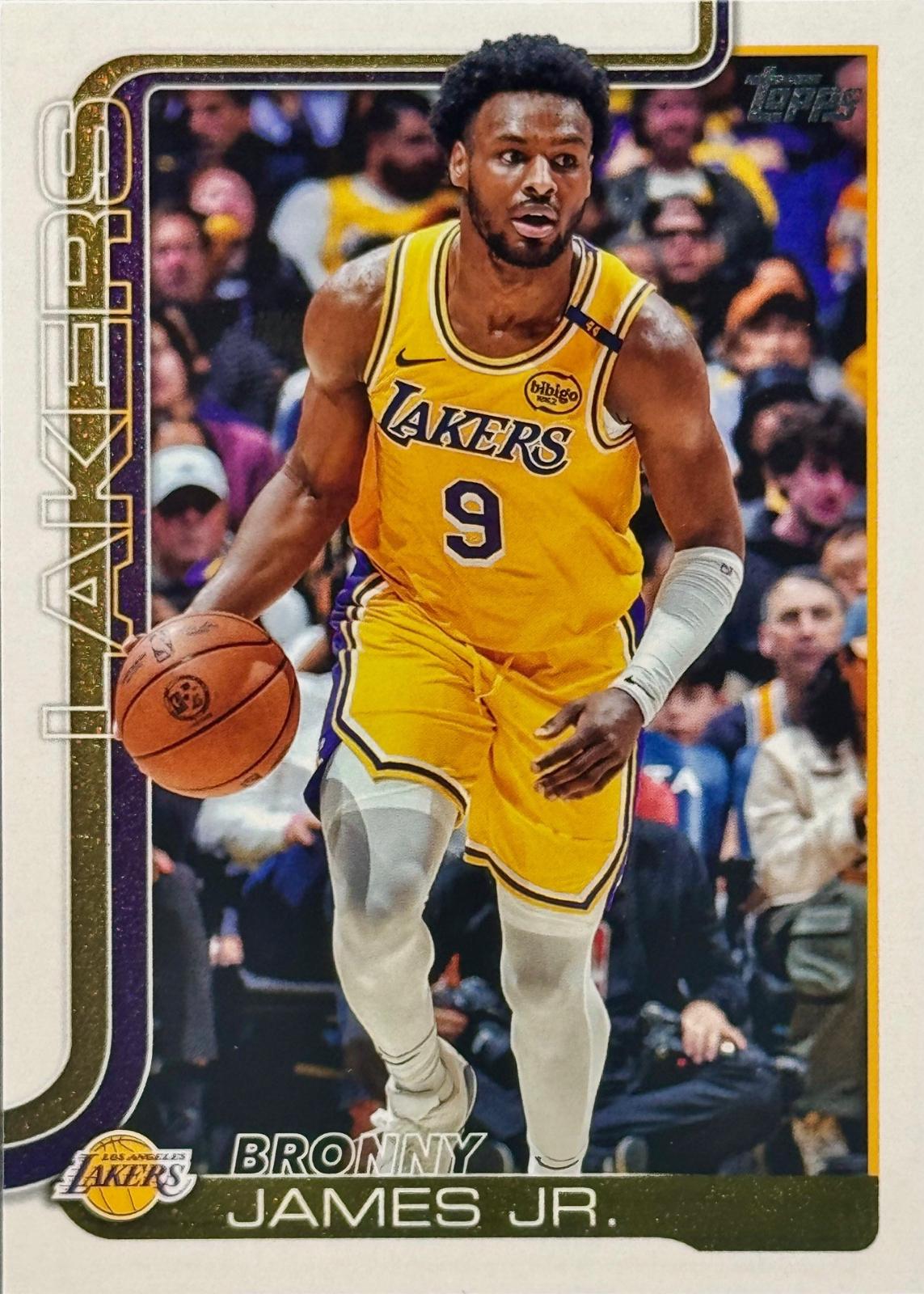 2025 Topps Bronny James Jr. #152 card