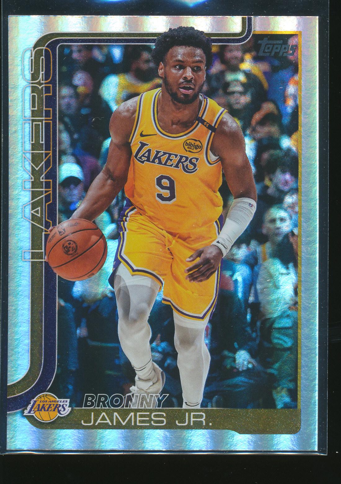 2025 Topps Bronny James Jr. [Holo Foil] #152 card