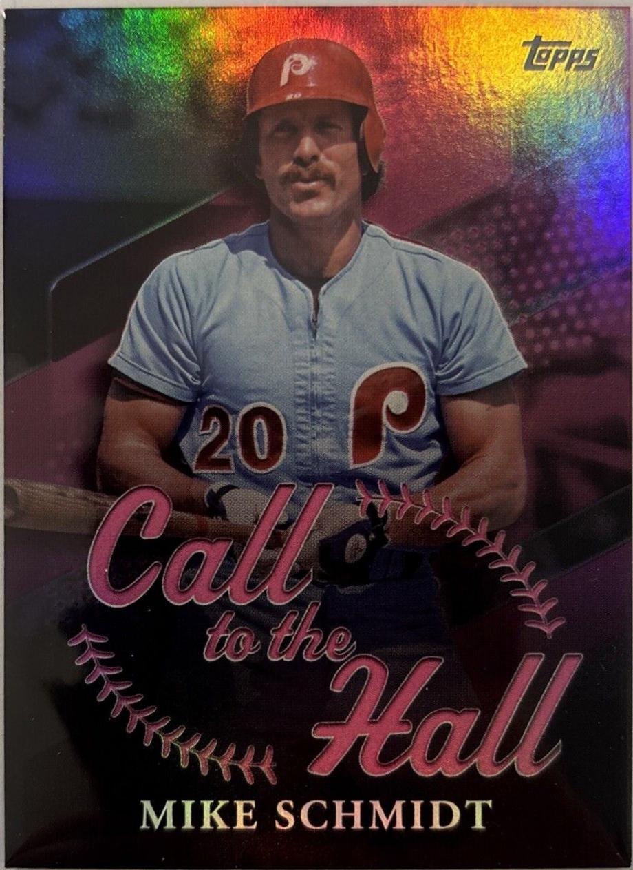 2025 Topps Call to the Hall Mike Schmidt [Pink Foil] #CTH-19 card