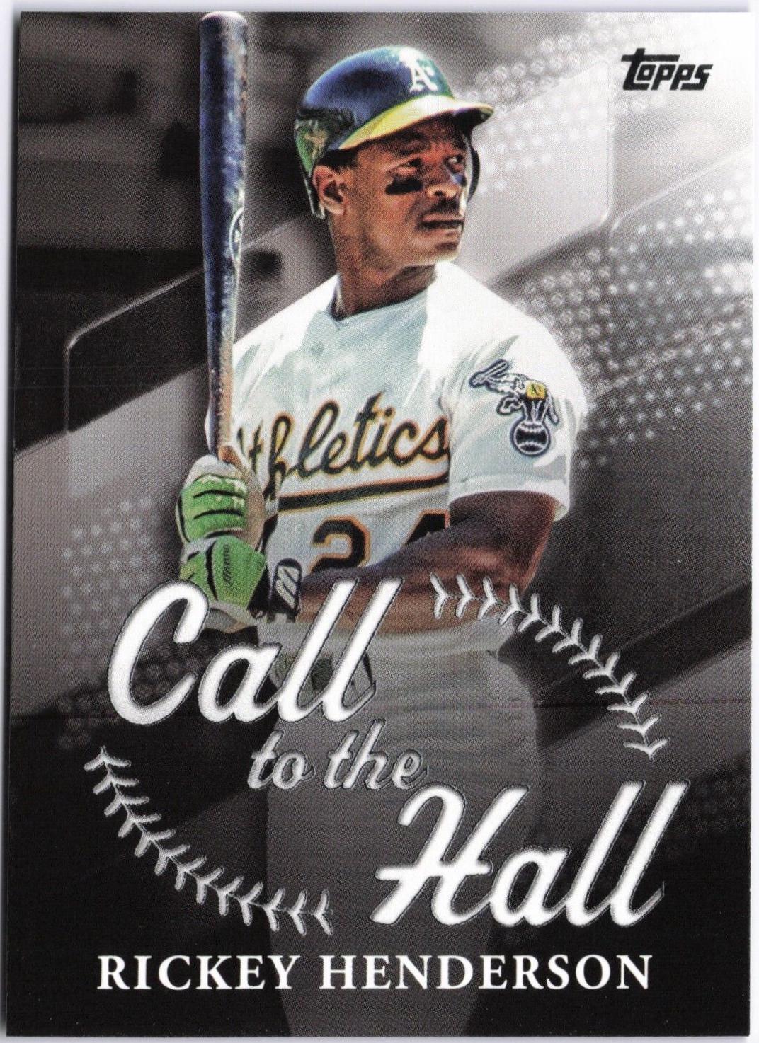 2025 Topps Call to the Hall Rickey Henderson #CTH-18 card