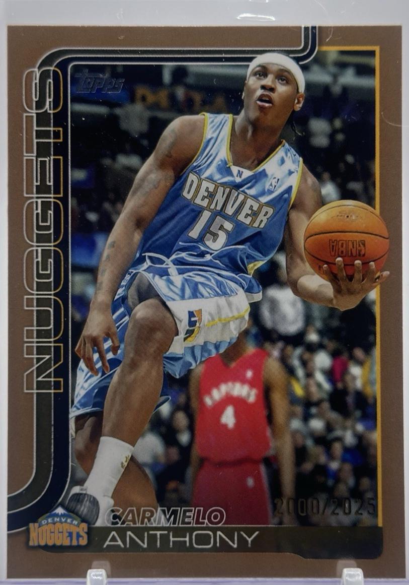 2025 Topps Carmelo Anthony [Gold] #256 card