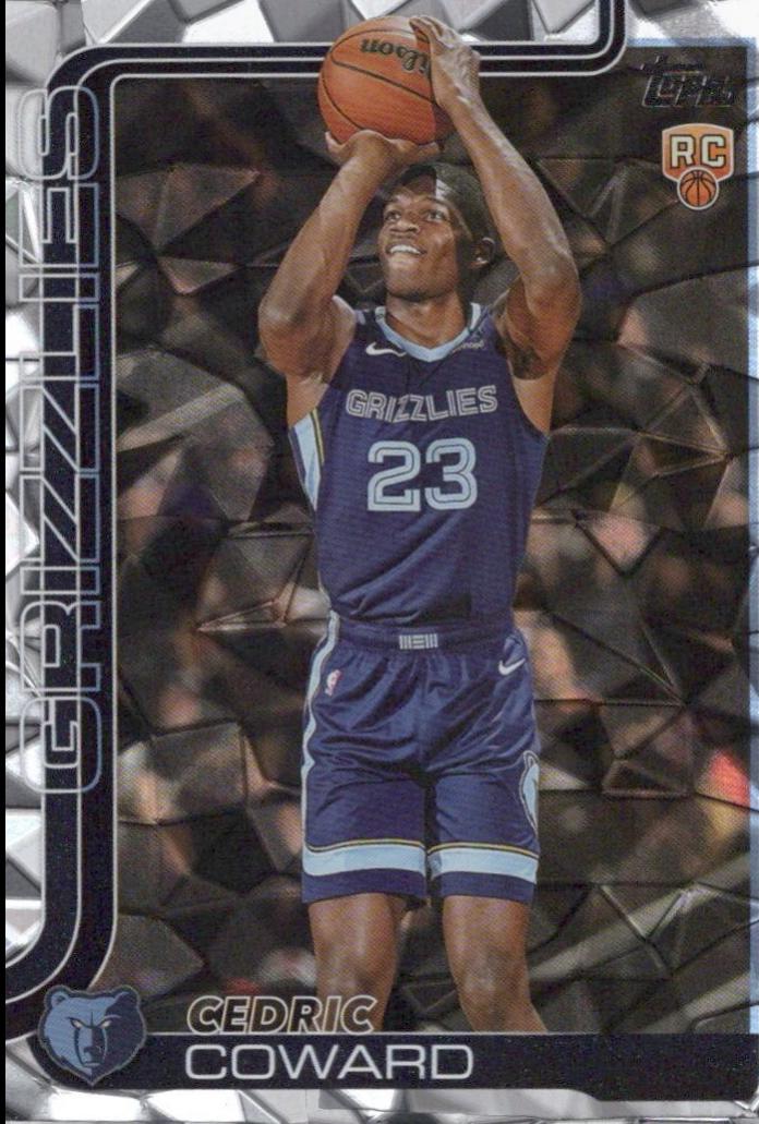 2025 Topps Cedric Coward [Diamante] #211 card