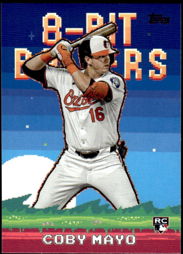 2025 Topps Celebration Mega Box 8-Bit Baller Coby Mayo #8B-18 card