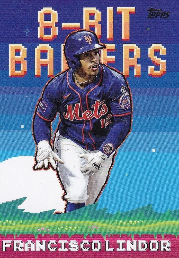2025 Topps Celebration Mega Box 8-Bit Baller Francisco Lindor #8B-20 card