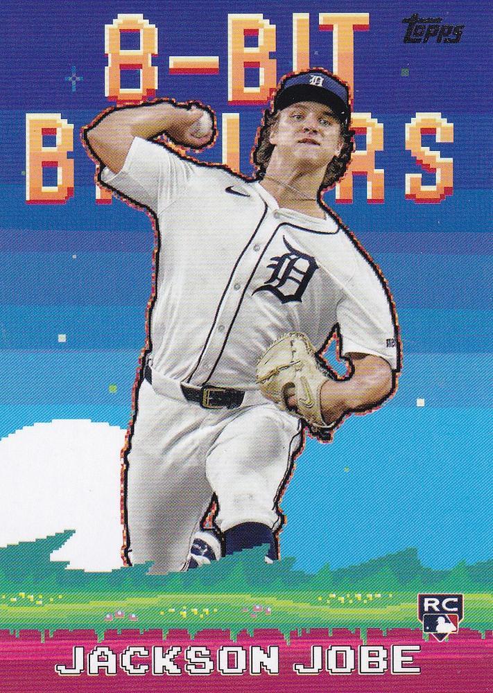 2025 Topps Celebration Mega Box 8-Bit Baller Jackson Jobe #8B-22 card