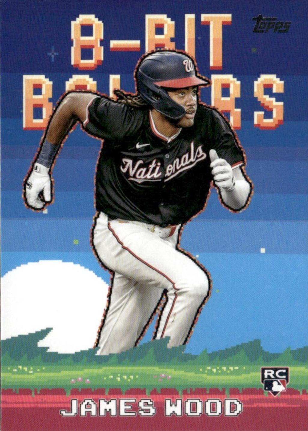 2025 Topps Celebration Mega Box 8-Bit Baller James Wood #8B-16 card