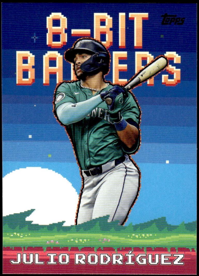 2025 Topps Celebration Mega Box 8-Bit Baller Julio Rodriguez #8B-7 card