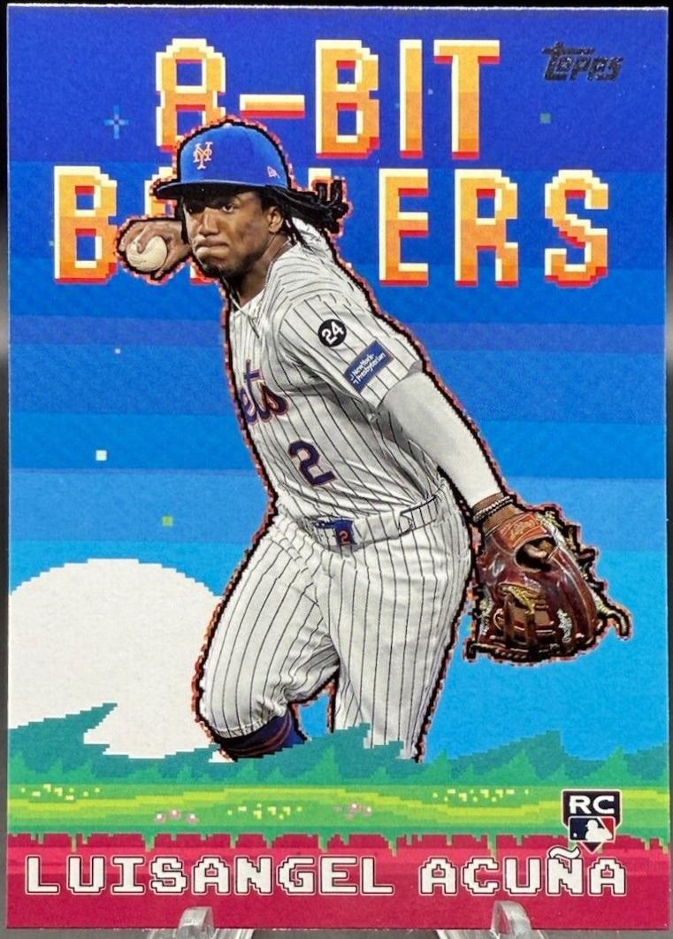 2025 Topps Celebration Mega Box 8-Bit Baller Luisangel Acuna #8B-23 card