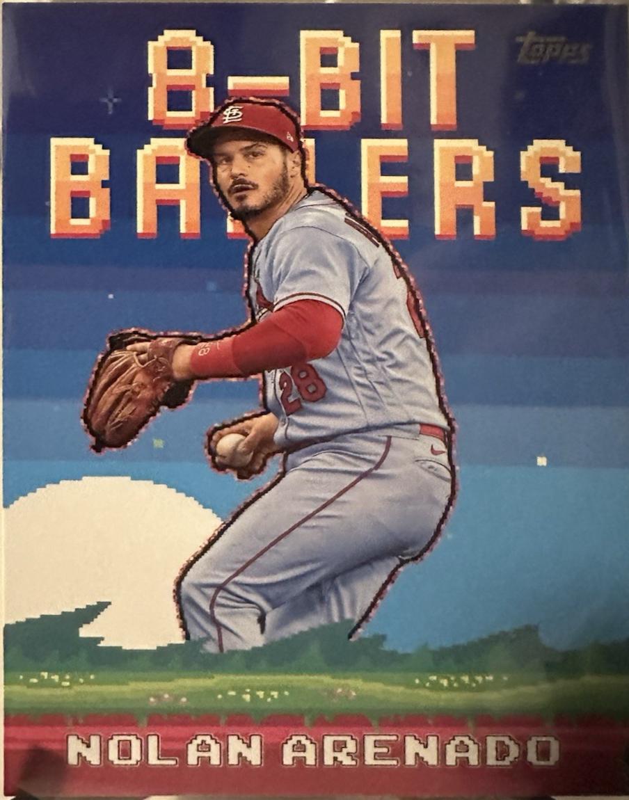 2025 Topps Celebration Mega Box 8-Bit Baller Nolan Arenado #8B-11 card