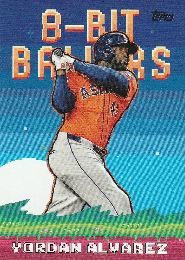 2025 Topps Celebration Mega Box 8-Bit Baller Yordan Alvarez #8B-14 card