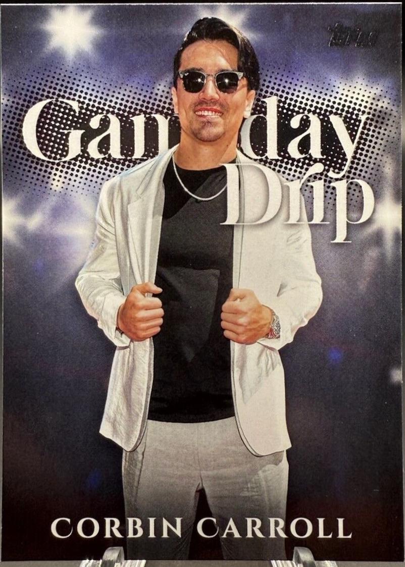 2025 Topps Celebration Mega Box Gameday Drip Corbin Carroll #GD-23 card