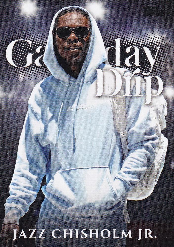 2025 Topps Celebration Mega Box Gameday Drip Jazz Chisholm Jr. #GD-21 card