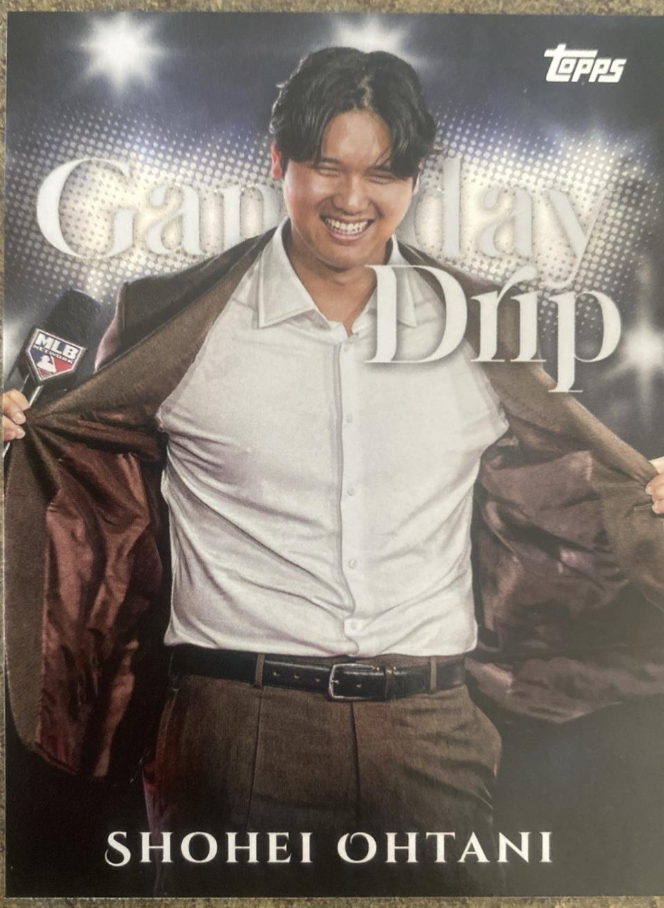 2025 Topps Celebration Mega Box Gameday Drip Shohei Ohtani #GD-2 card