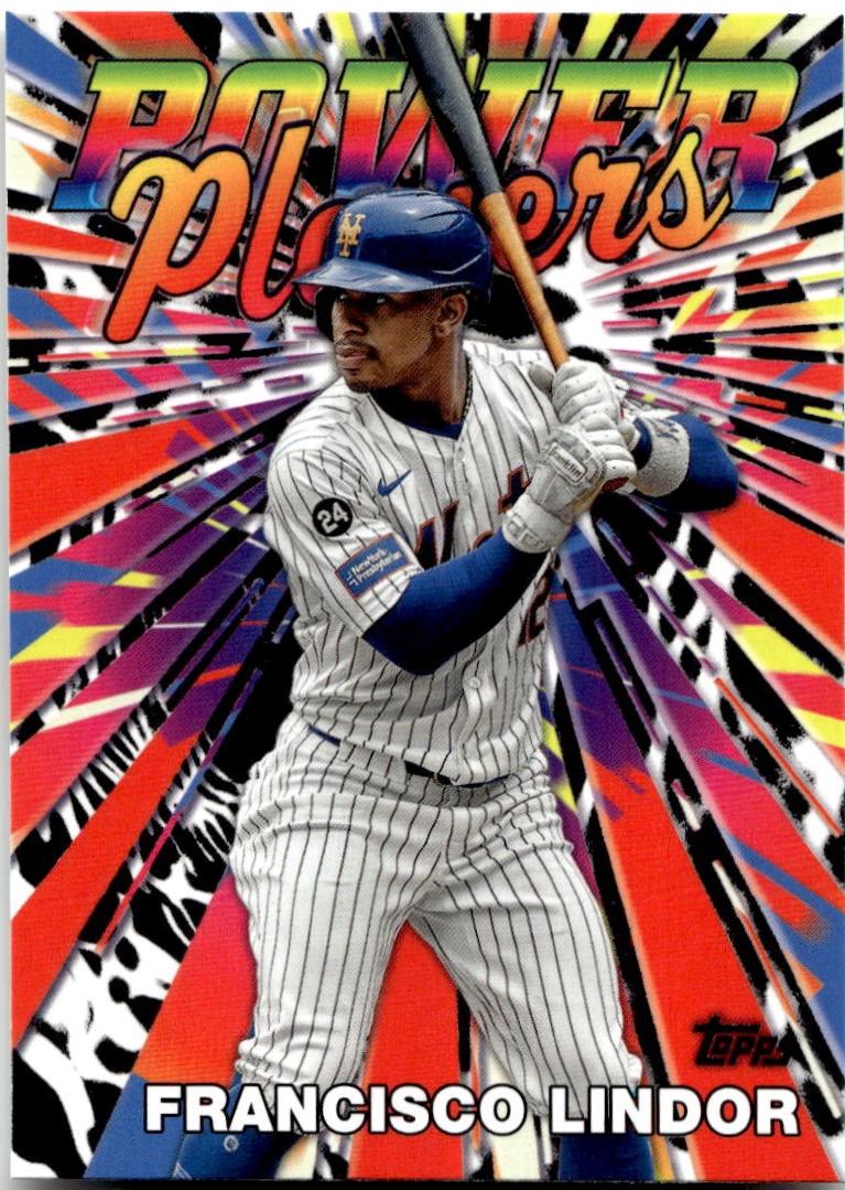 2025 Topps Celebration Mega Box Power Players Francisco Lindor #PP-11 card