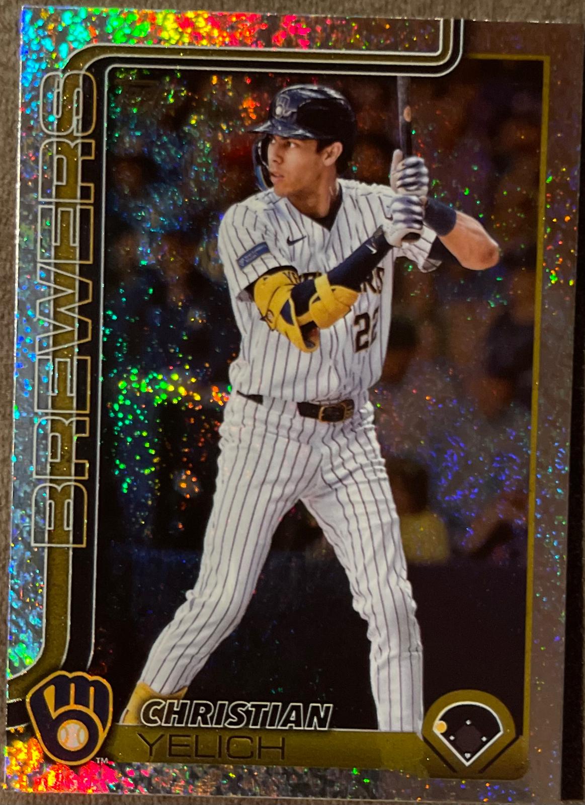2025 Topps Christian Yelich [Holo Foil] #49 card