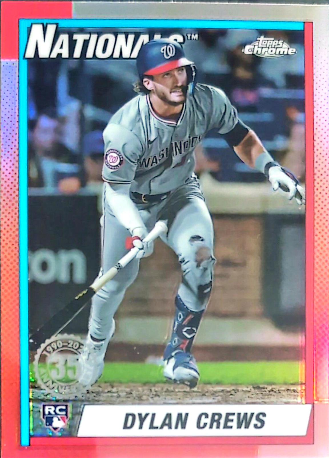 2025 Topps Chrome 1990 Dylan Crews #90CB-16 card