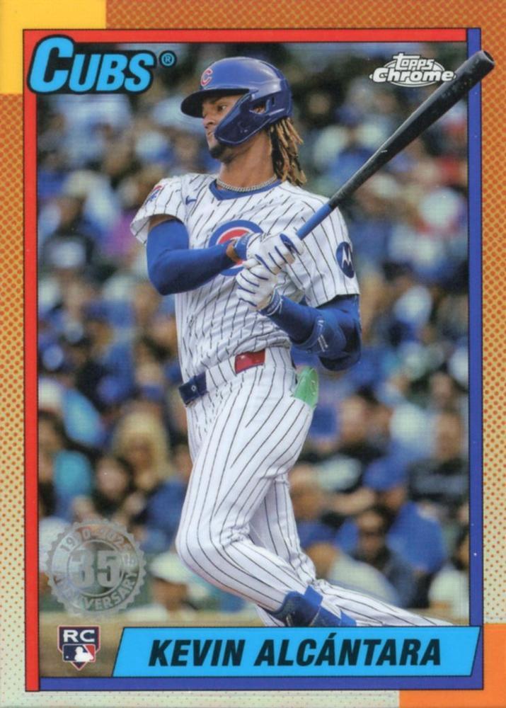 2025 Topps Chrome 1990 Kevin Alcantara #90CB-14 card