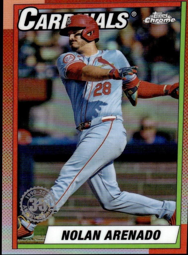 2025 Topps Chrome 1990 Nolan Arenado #90CB-19 card