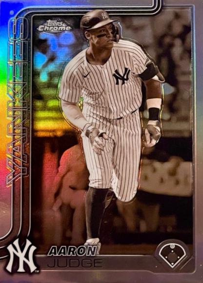 2025 Topps Chrome Aaron Judge [Sepia] #99 card