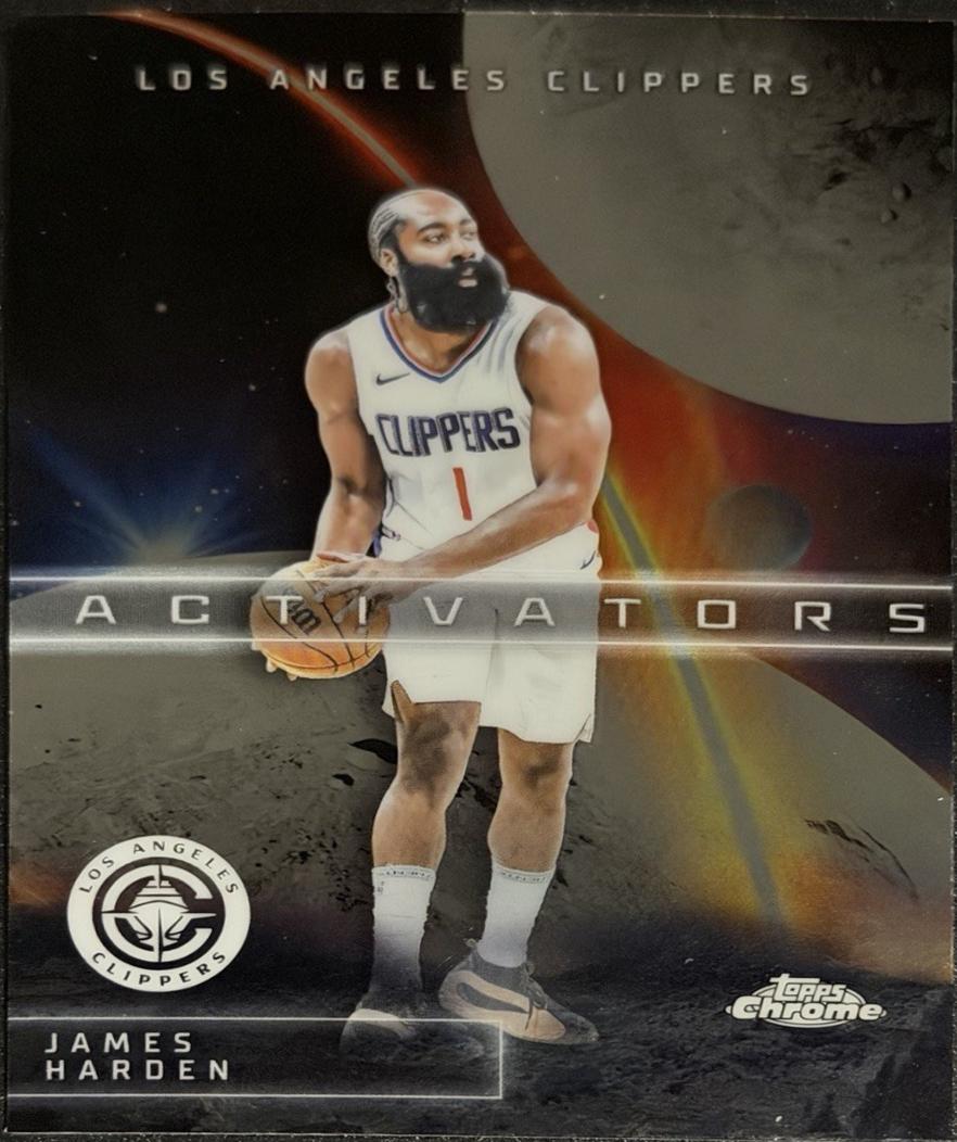 2025 Topps Chrome Activators James Harden #AC-8 card