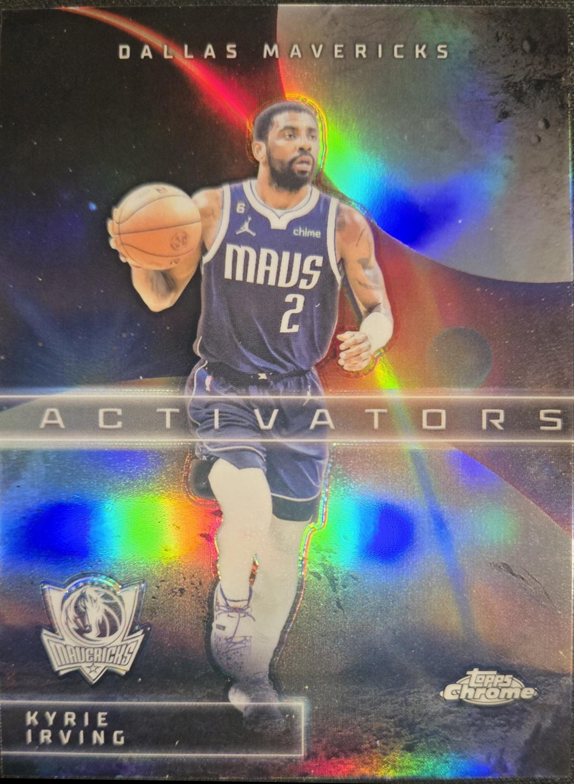 2025 Topps Chrome Activators Kyrie Irving [Refractor] #AC-10 card