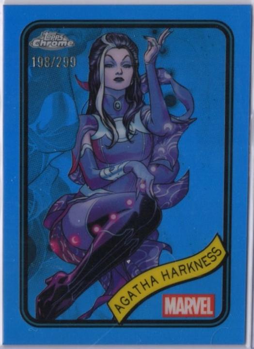 2025 Topps Chrome Agatha Harkness [Blue] #6 card