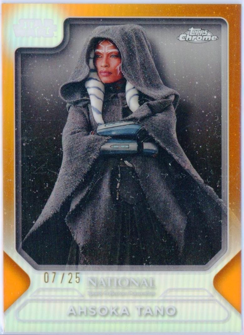 2025 Topps Chrome Ahsoka Tano [Orange Orange] #2 card