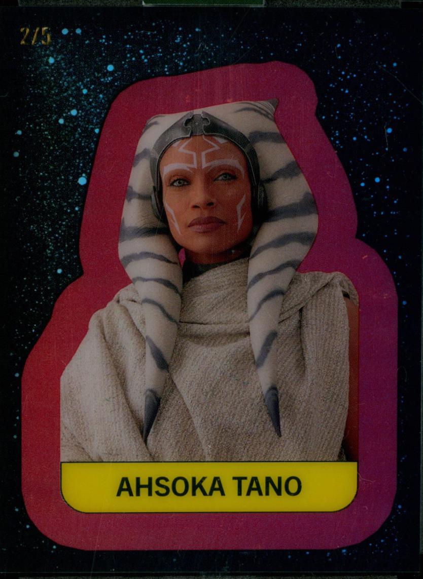 2025 Topps Chrome Ahsoka Tano [Red Wave] #2 card