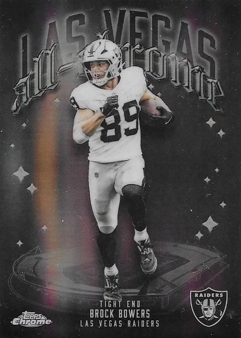 2025 Topps Chrome All Chrome Team Brock Bowers [Refractor] #ACT-10 card