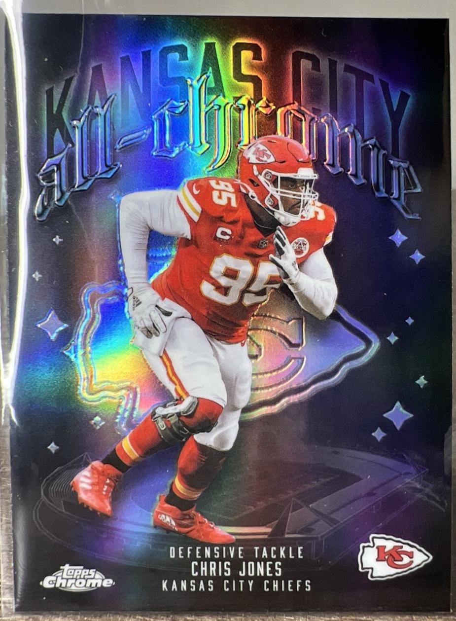 2025 Topps Chrome All Chrome Team Chris Jones [Refractor] #ACT-17 card