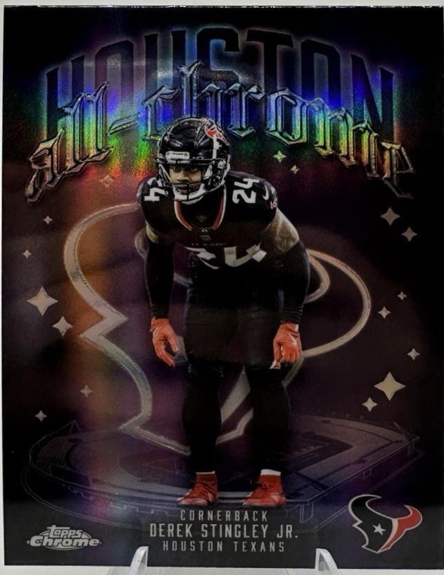 2025 Topps Chrome All Chrome Team Derek Stingley Jr. [Refractor] #ACT-19 card