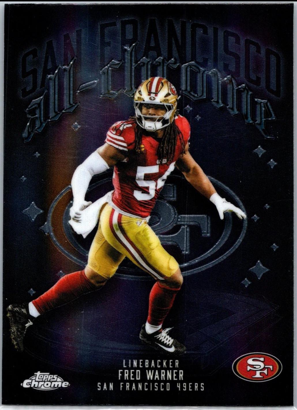 2025 Topps Chrome All Chrome Team Fred Warner #ACT-20 card