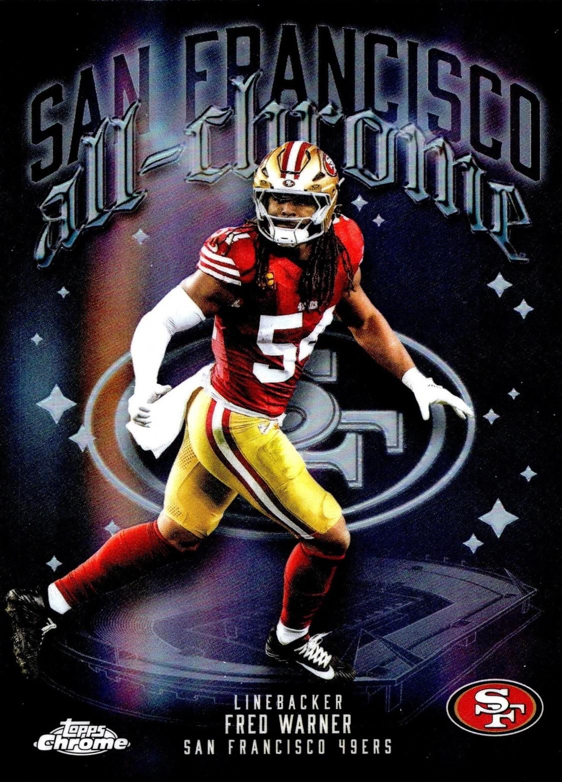 2025 Topps Chrome All Chrome Team Fred Warner [Refractor] #ACT-20 card