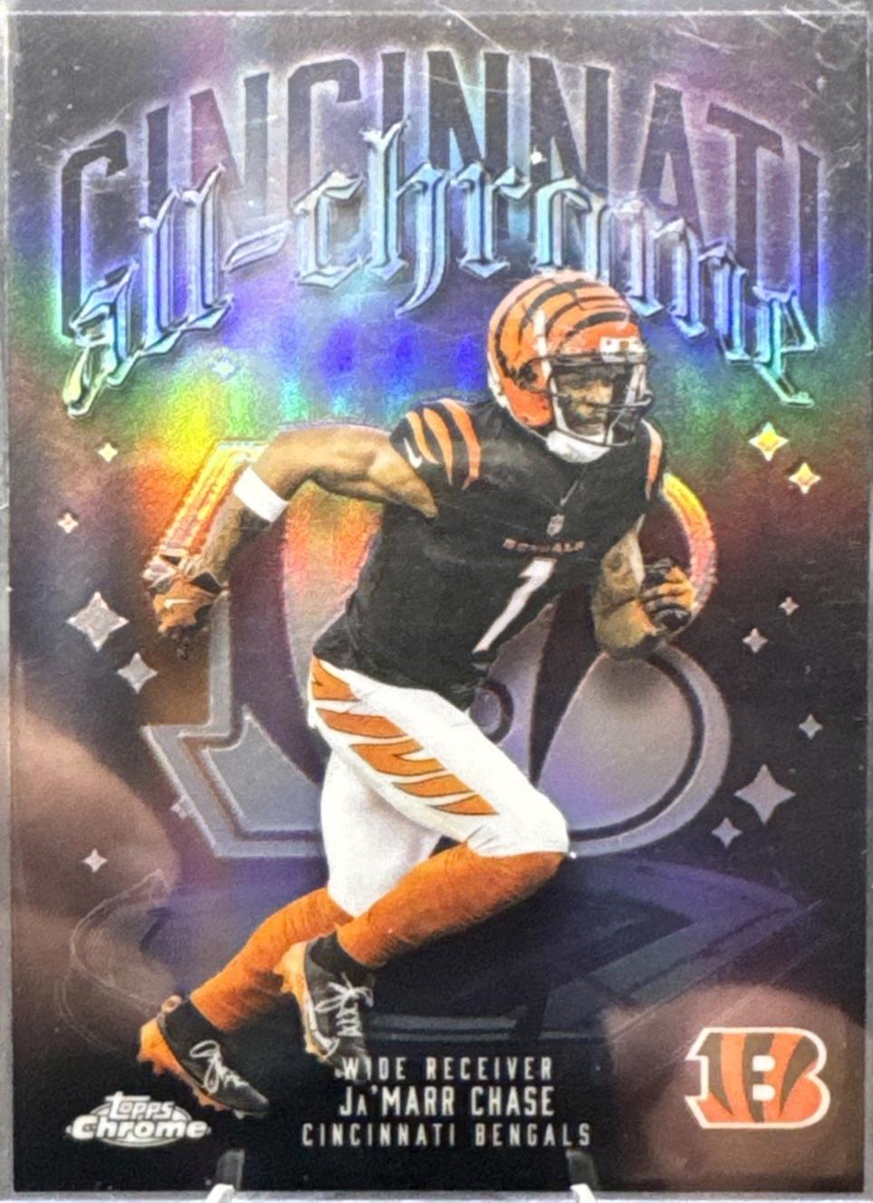 2025 Topps Chrome All Chrome Team Ja'Marr Chase #ACT-5 card
