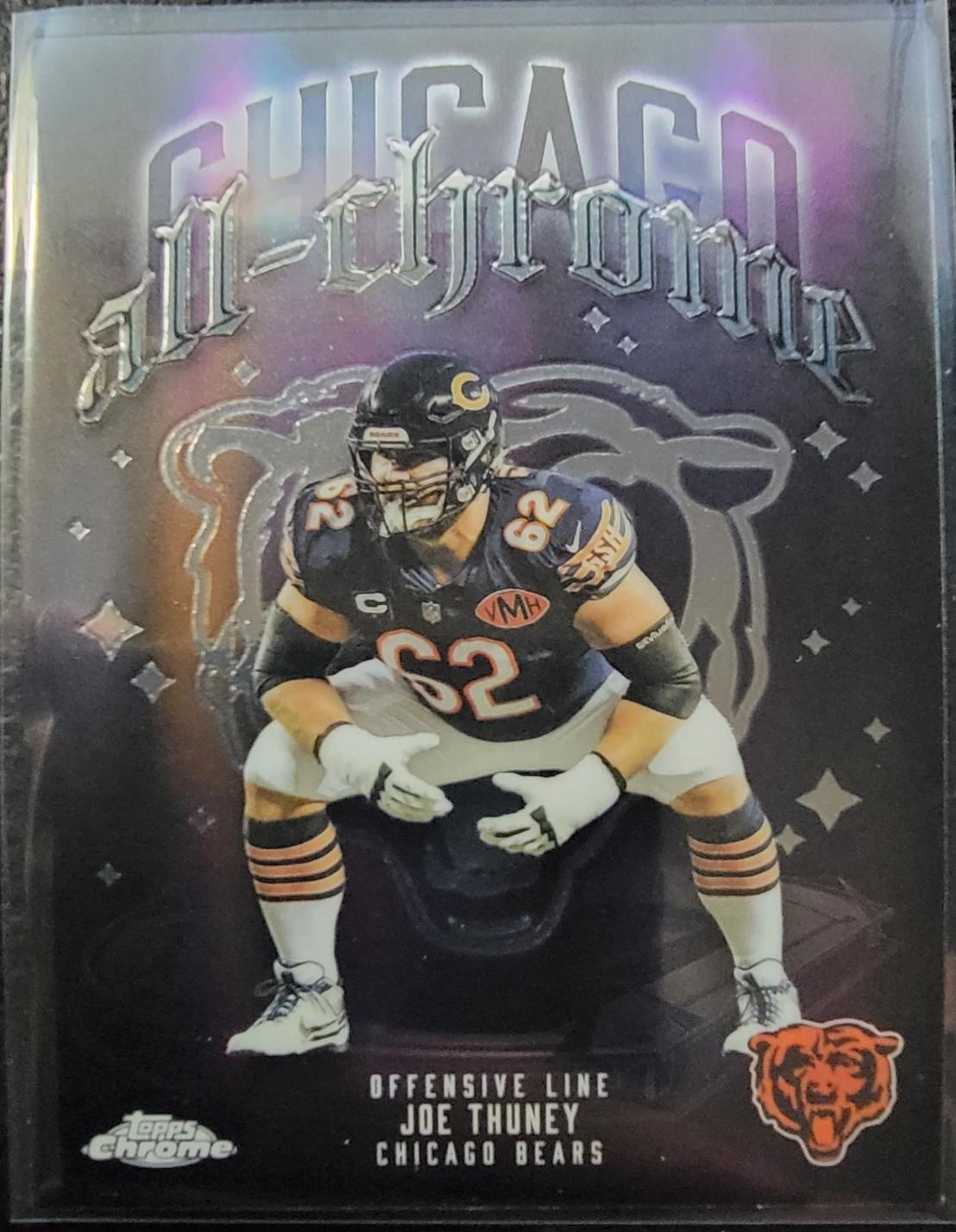 2025 Topps Chrome All Chrome Team Joe Thuney #ACT-14 card