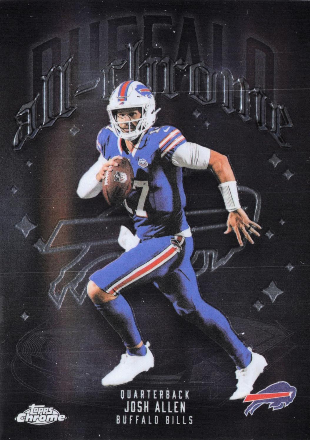 2025 Topps Chrome All Chrome Team Josh Allen #ACT-2 card