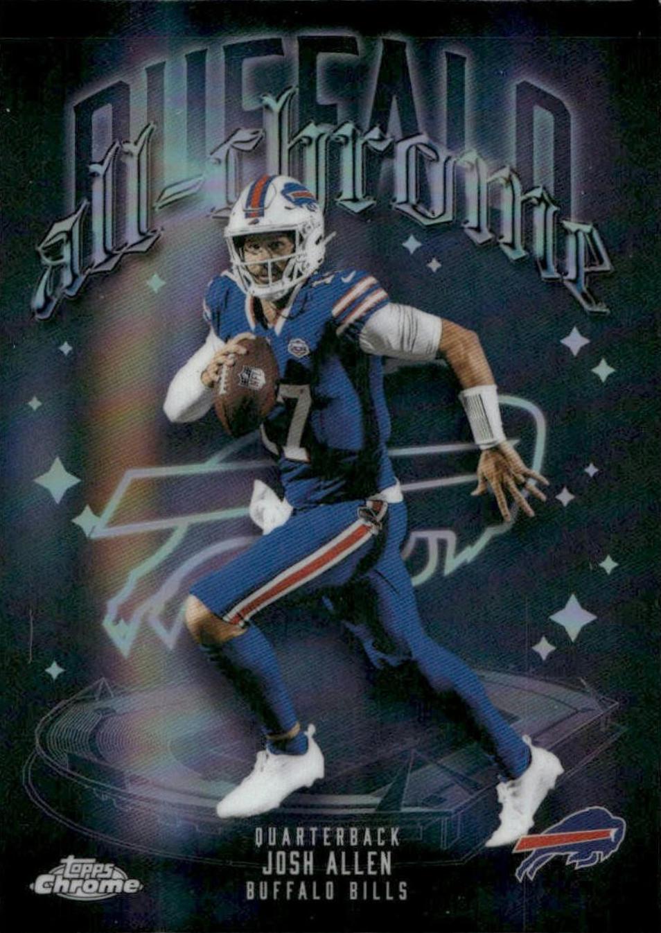 2025 Topps Chrome All Chrome Team Josh Allen [Refractor] #ACT-2 card