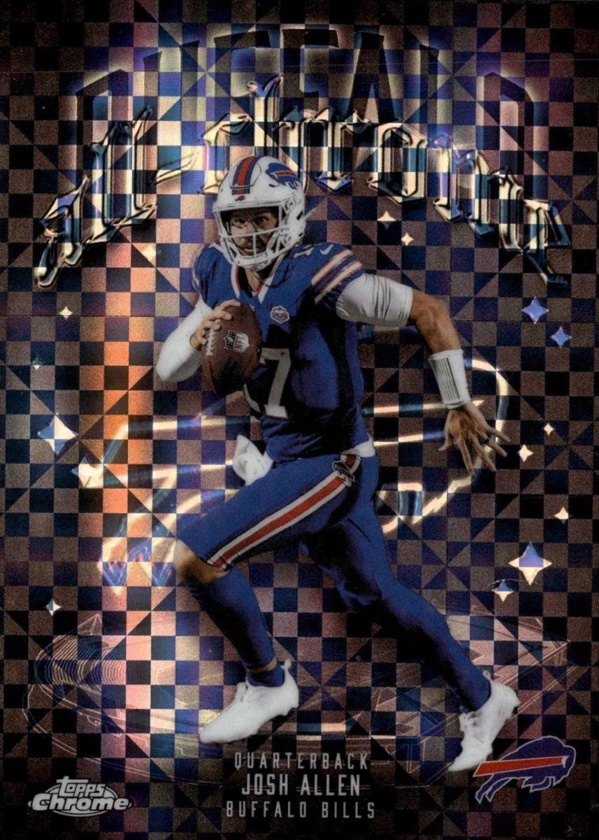 2025 Topps Chrome All Chrome Team Josh Allen [X-Fractor] #ACT-2 card