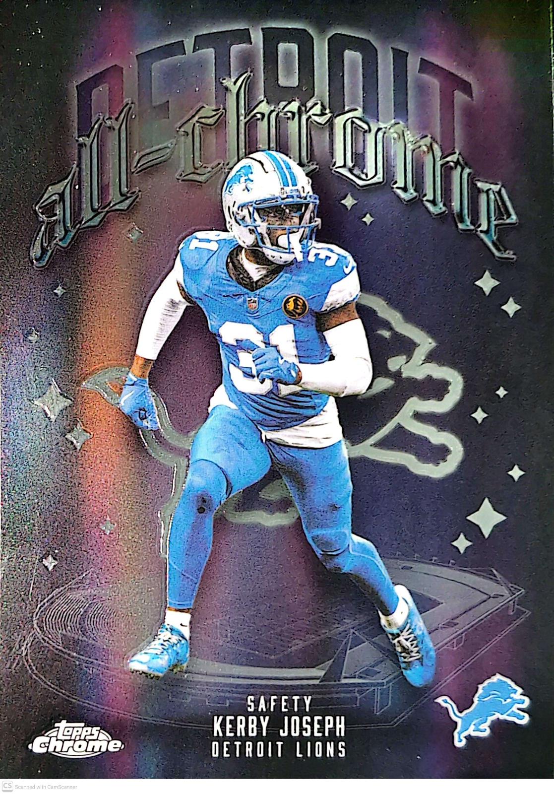 2025 Topps Chrome All Chrome Team Kerby Joseph #ACT-23 card